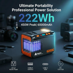 Takki 40W foldable solar panel folded for compact storage and travel