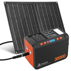 Takki power station front view showing ports, compact design and easy transport benefit