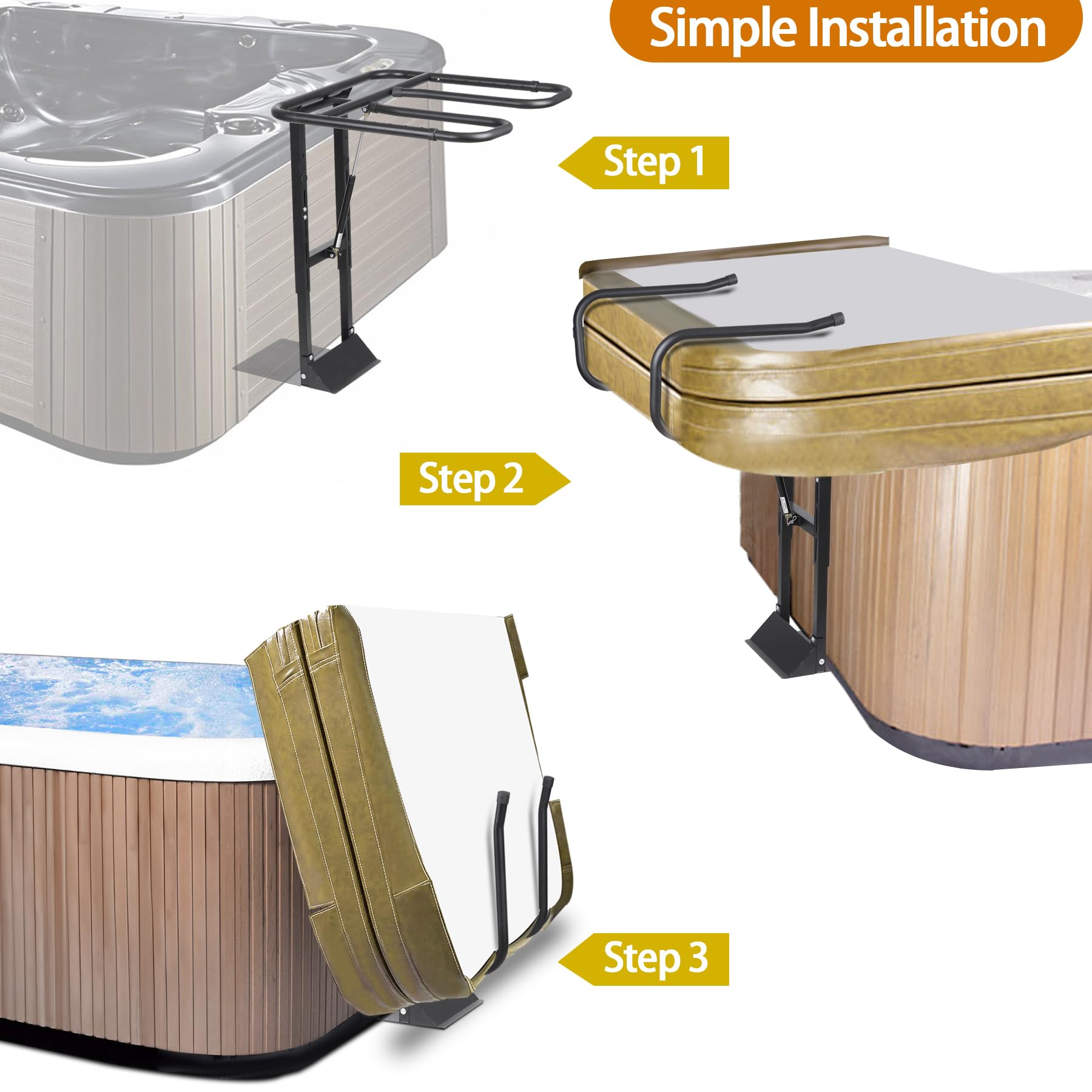 Talustool with cover removed showing unhindered access and clean interior benefit