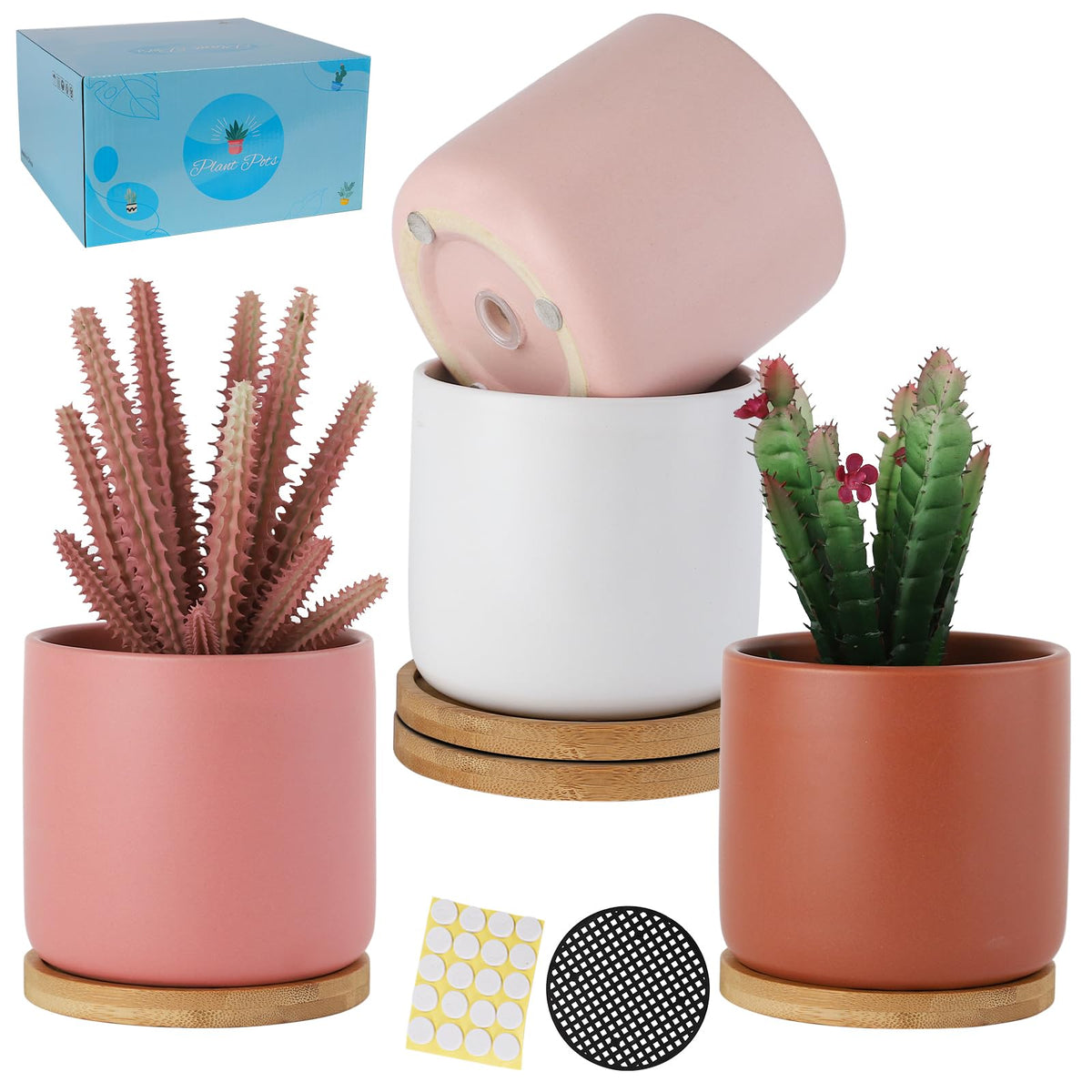 TAMAYKIM front view set of 4 pots showing modern styling and versatility