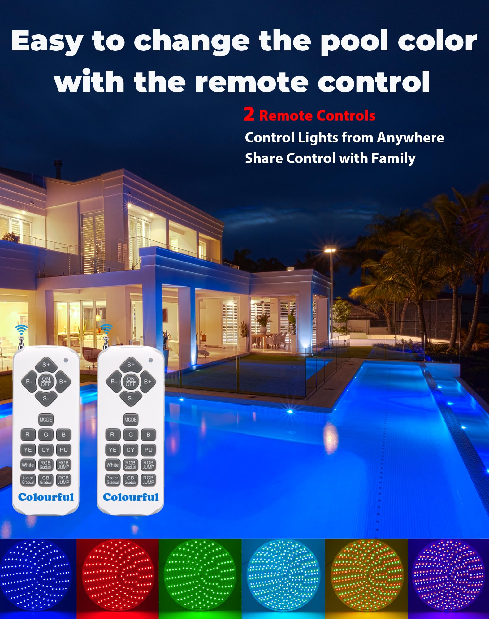 Tandanic dual remote and battery illustrating easy long-range control