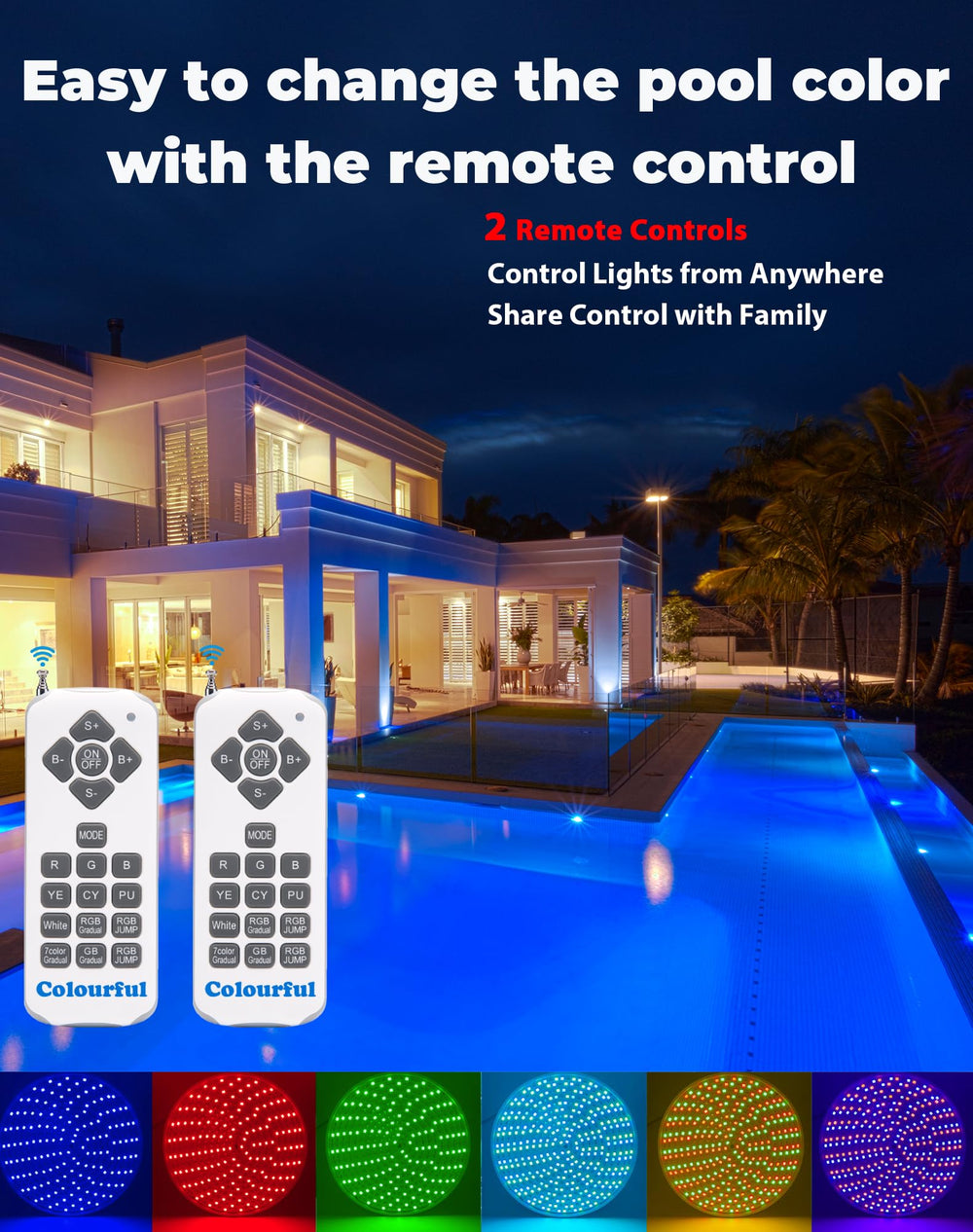 Tandanic dual remote and battery illustrating easy long-range control