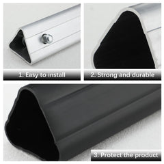 Tandefio close-up of aluminum section highlighting corrosion resistance