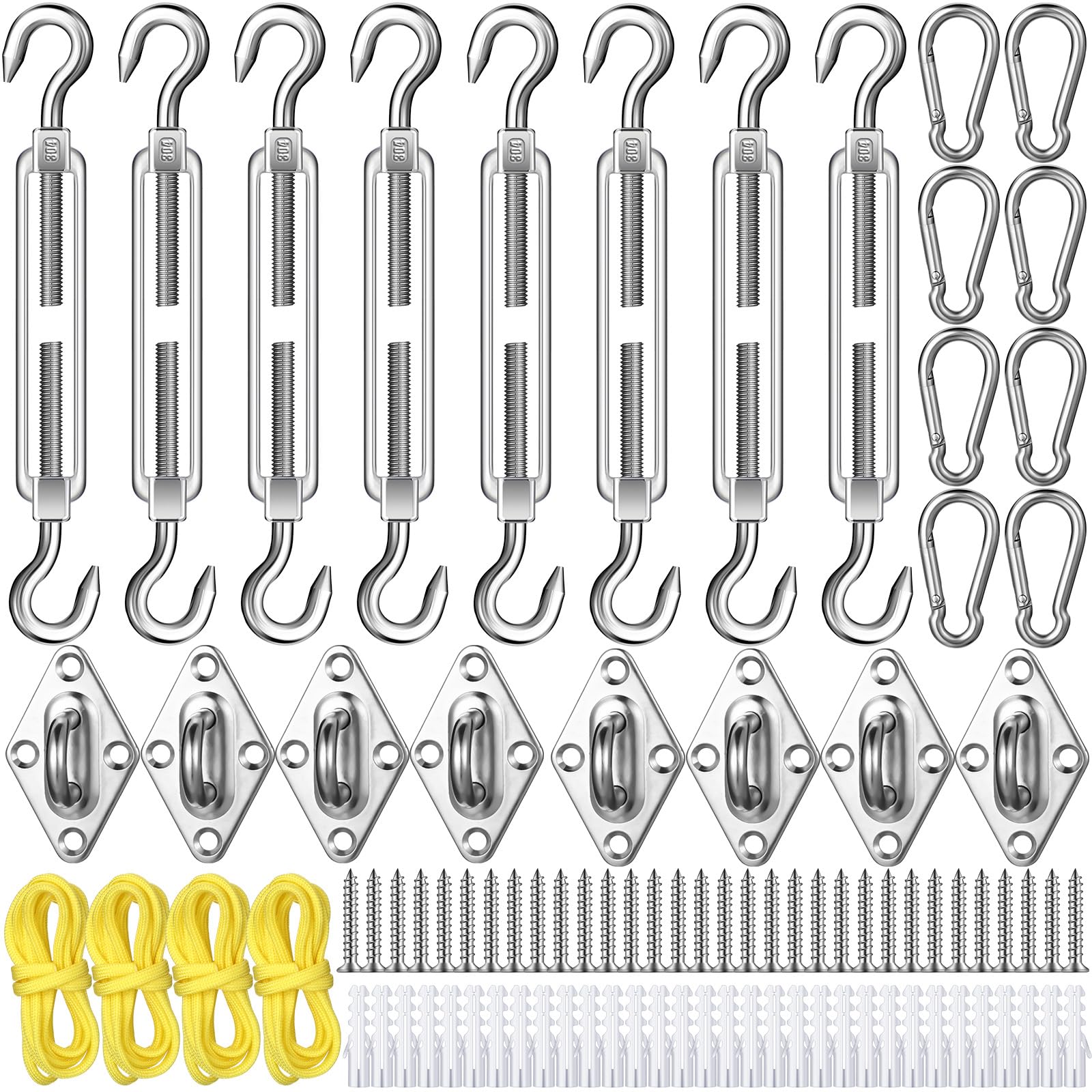 Tandefio front packaging showing full 92-piece kit and quick install benefit