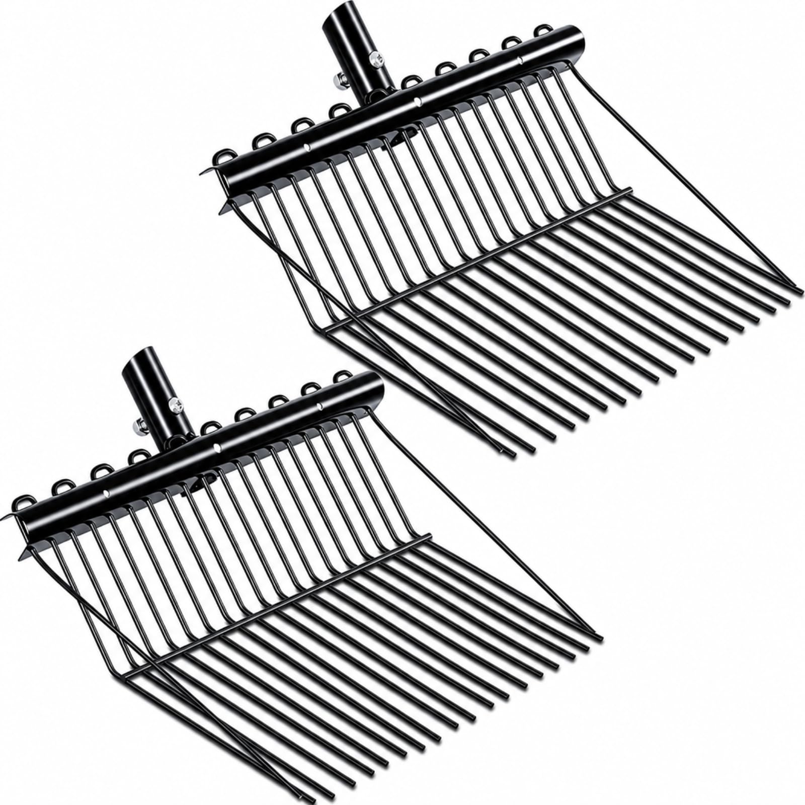 Tandefio front view of two replacement heads showing usable working width and value