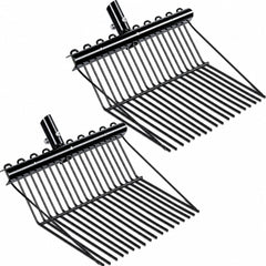 Tandefio front view of two replacement heads showing usable working width and value