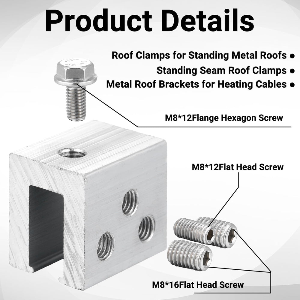 Tandefio screws and hardware laid out illustrating included fasteners for secure fit