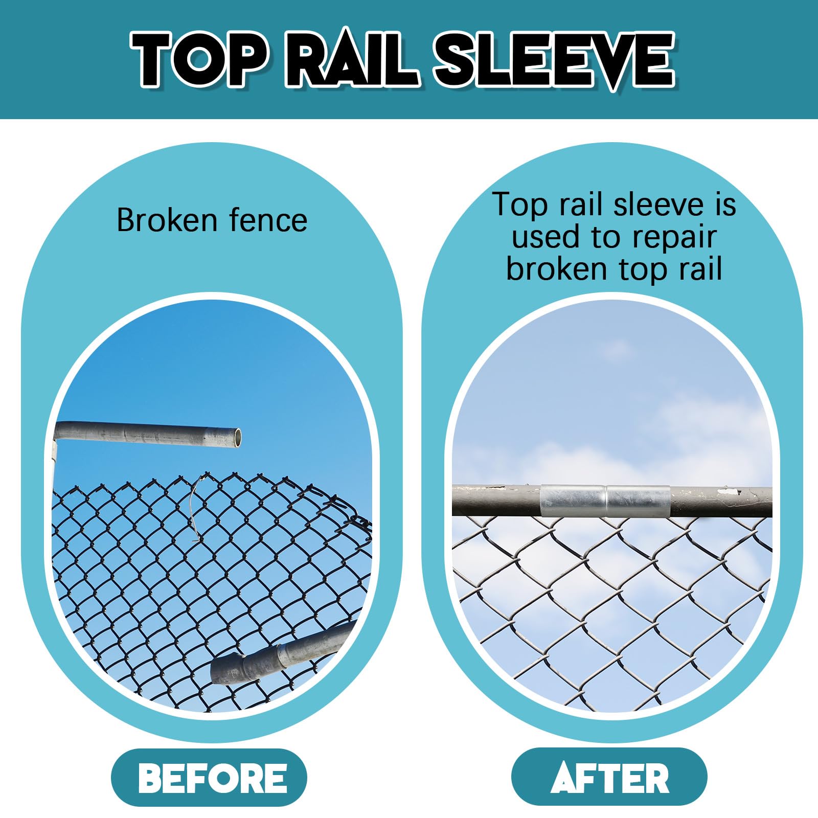 Edge detail of Tandefio sleeve showing gap for disassembly and tool-free removal benefit