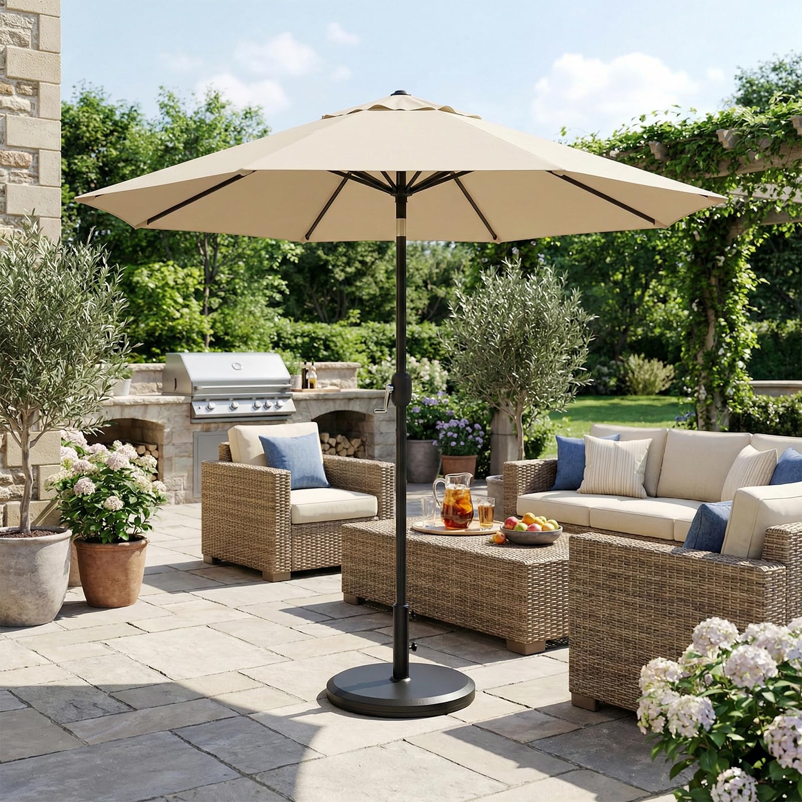 T&Jero adjustable holder clamp detail showing secure fit for 1.5–2 inch poles