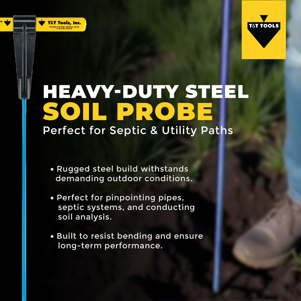T & T Tools close-up of ergonomic T-handle offering improved grip and control