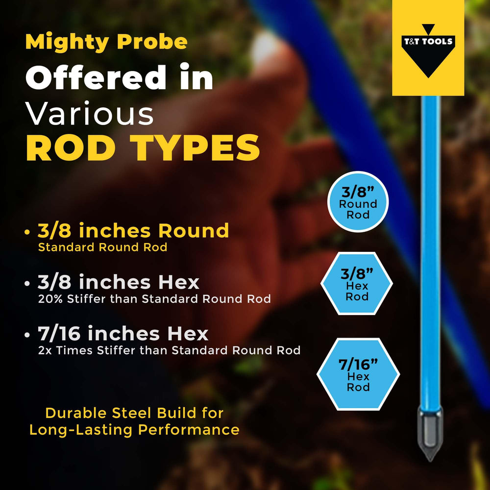 T & T Tools 6-inch composite insulator visible to provide electrical protection