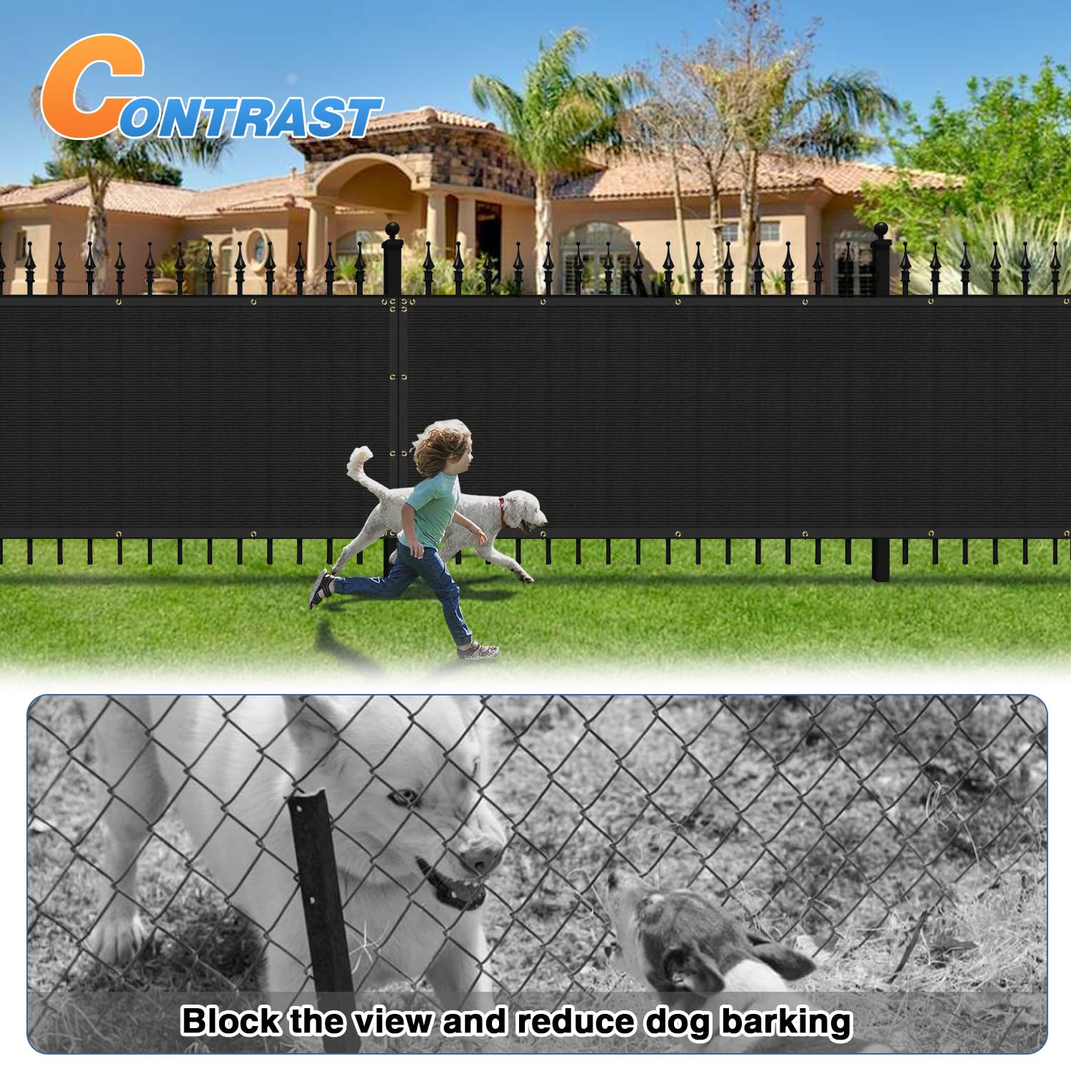 TANG used as a balcony windscreen showing shade and comfort benefit in a lifestyle setting
