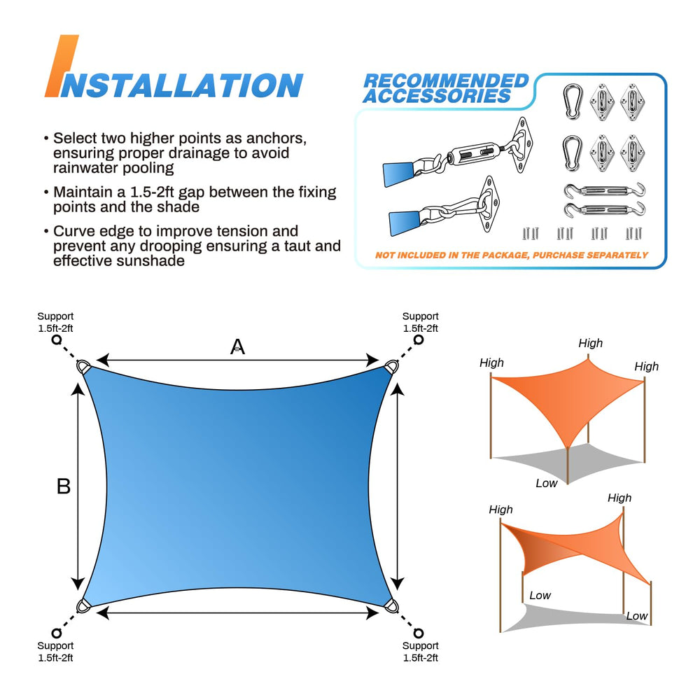 TANG gray sail over pool deck creating UV-reduced outdoor comfort