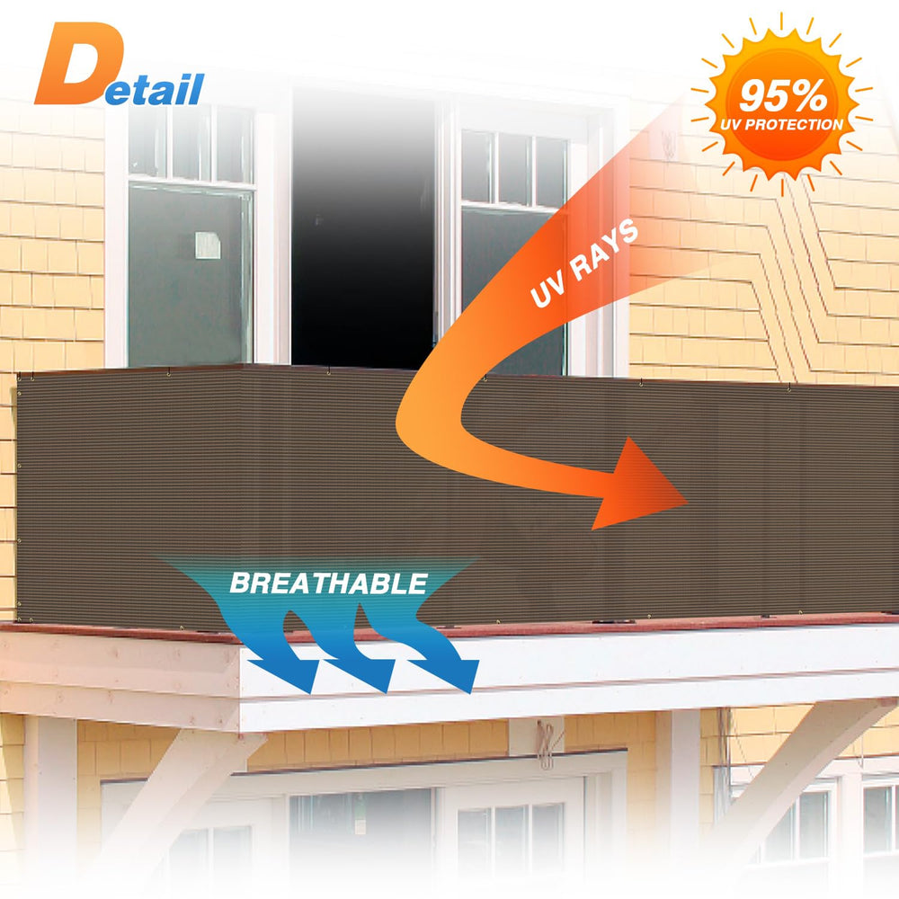 TANG on patio creating shaded private outdoor space that remains breezy