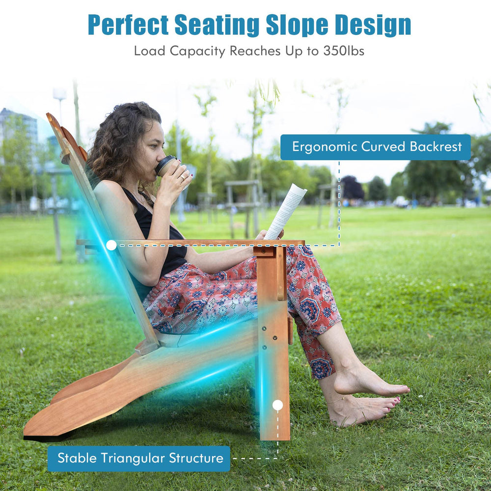 Tangkula chair staged on patio demonstrating outdoor styling benefit