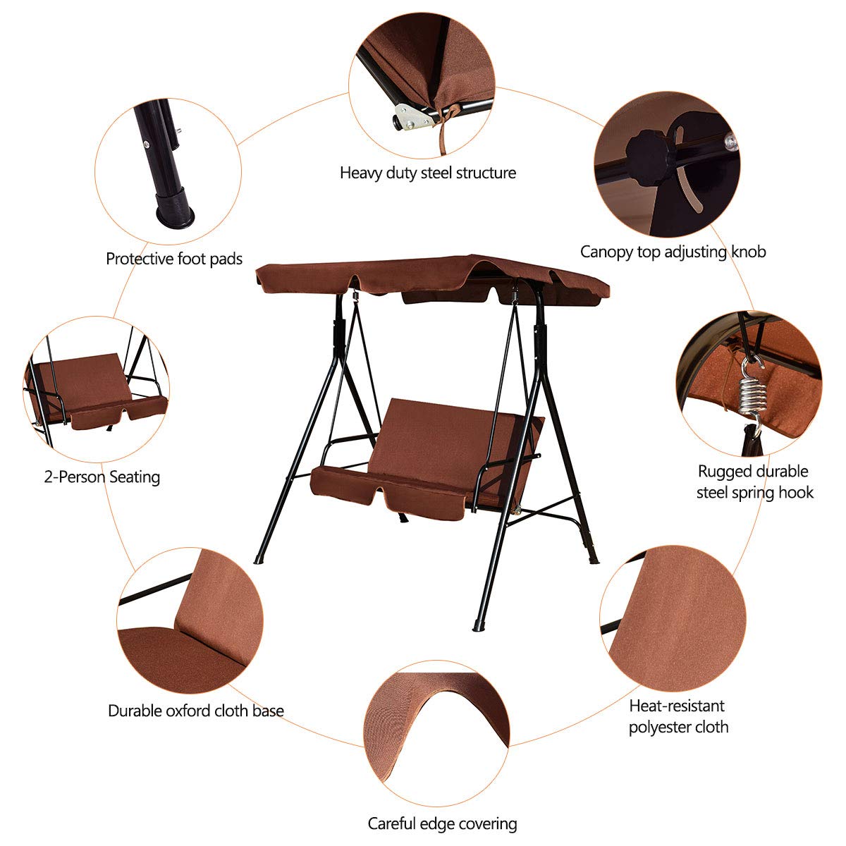 Tangkula assembly parts laid out showing straightforward installation benefit