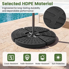 Tangkula close-up of HDPE texture highlighting outdoor durability