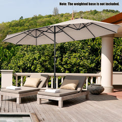 Tangkula close-up of 12-rib metal frame highlighting sturdy durability