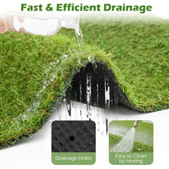 Tangkula drainage backing detail showing holes for fast runoff and odor control