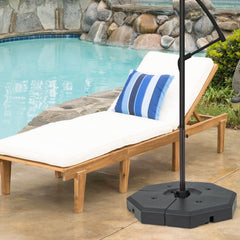 Tangkula filled base side view demonstrating strong ballast benefit for umbrellas
