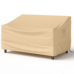 Tangkula front view of loveseat cover protecting sofa from rain
