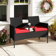 Tangkula removable navy cushion with zipper, comfortable and easy-to-clean