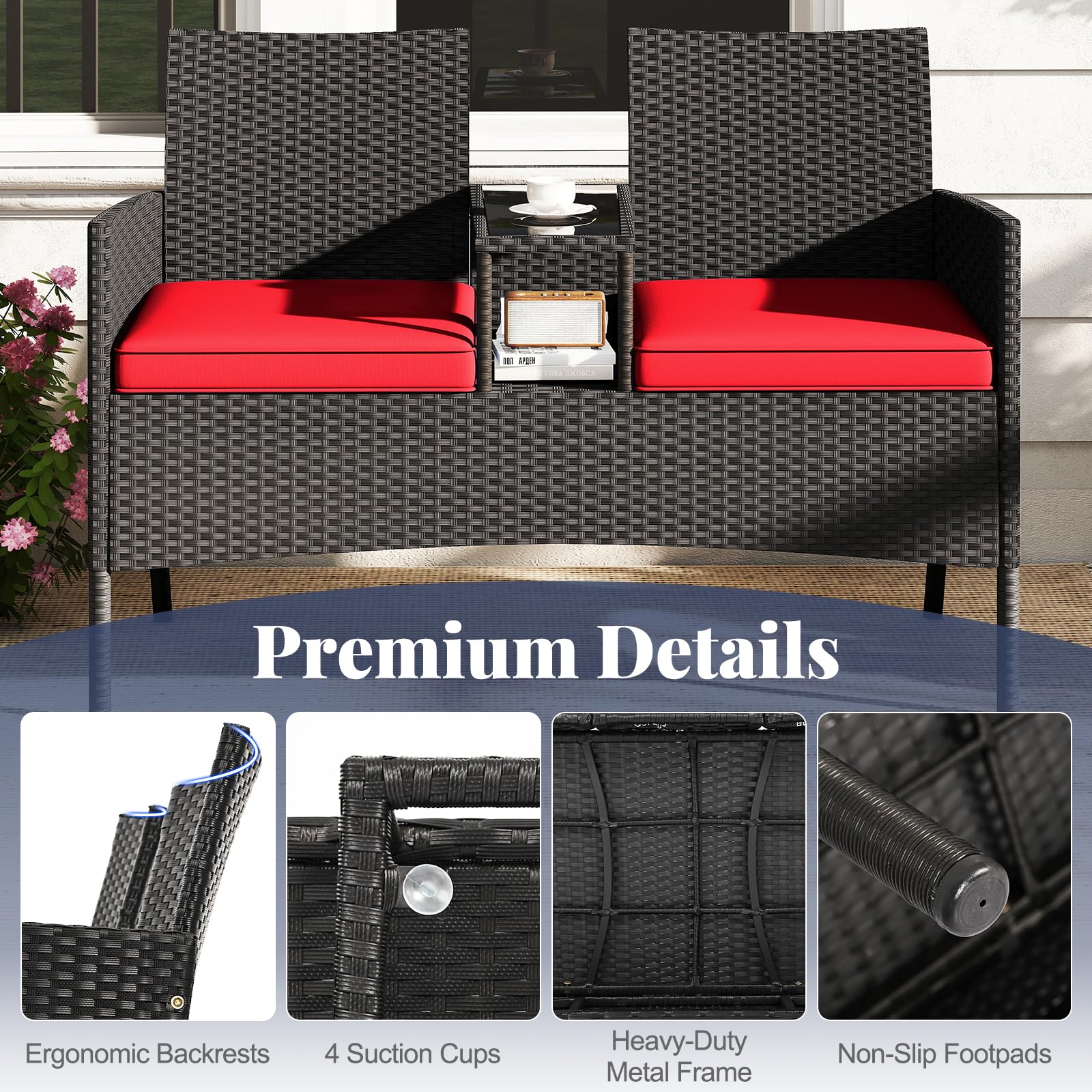 Tangkula two-tier storage under table holding books and drinks for convenience