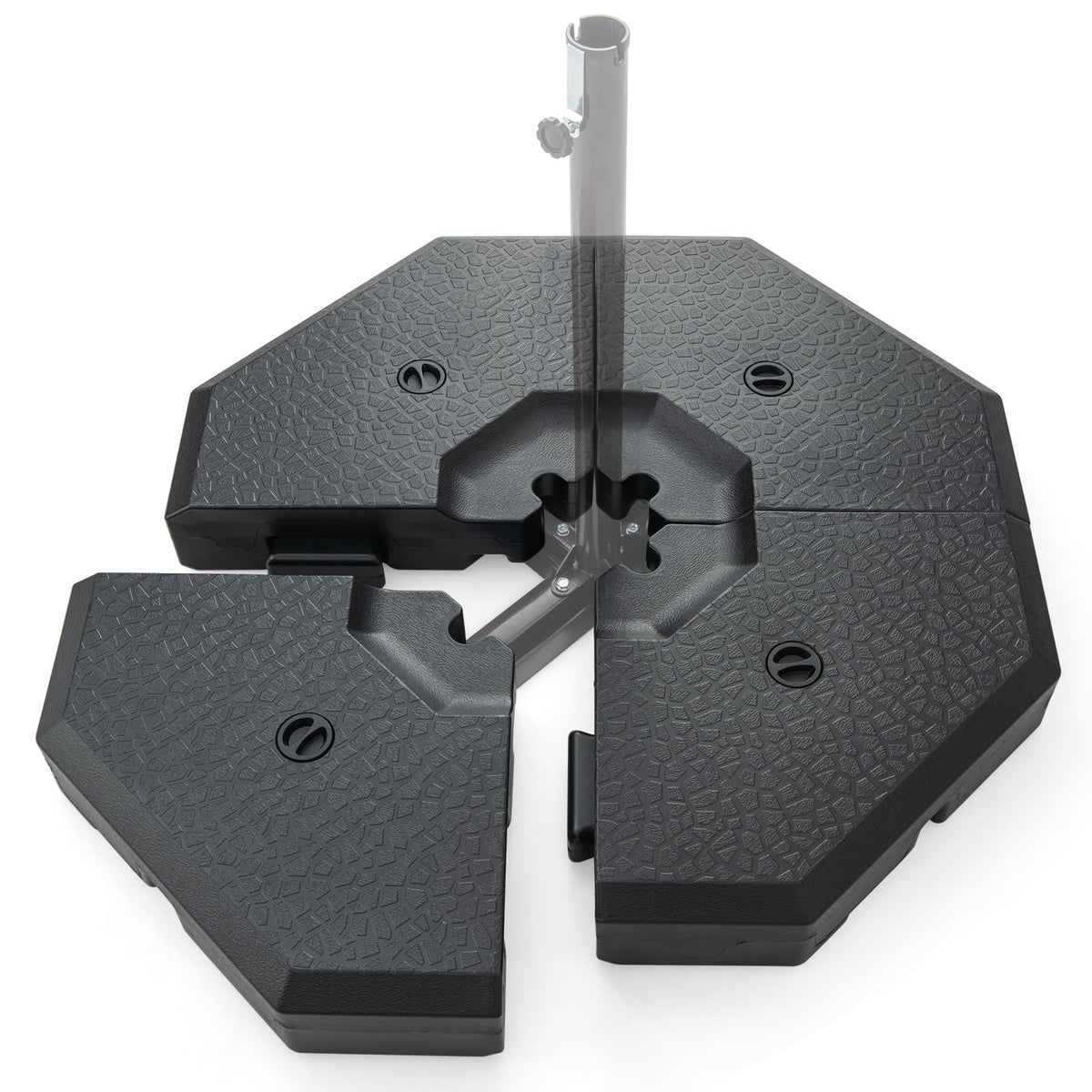 Tangkula octagon base front view showing elegant shape and stability benefit