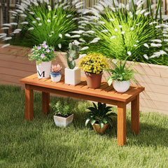 Tangkula side view of leg and rounded corner offering safe, sturdy support