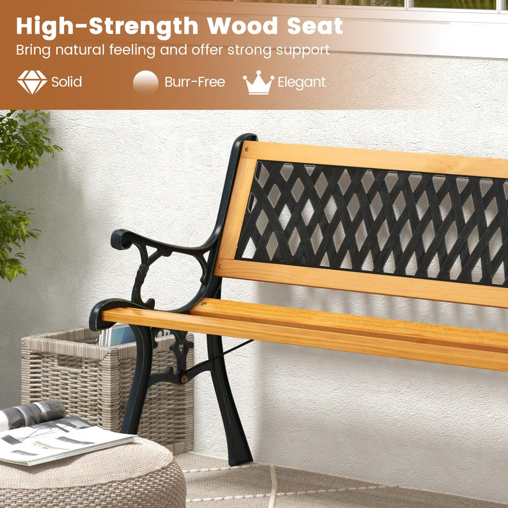 Tangkula PVC backrest pattern close-up adding decorative weatherproofing