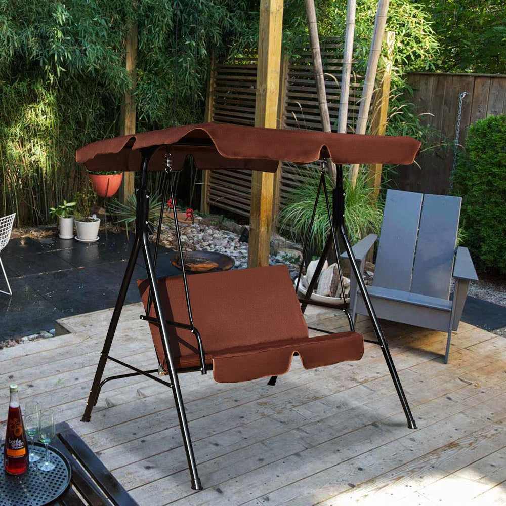 Tangkula side frame detail highlighting powder-coated steel durability