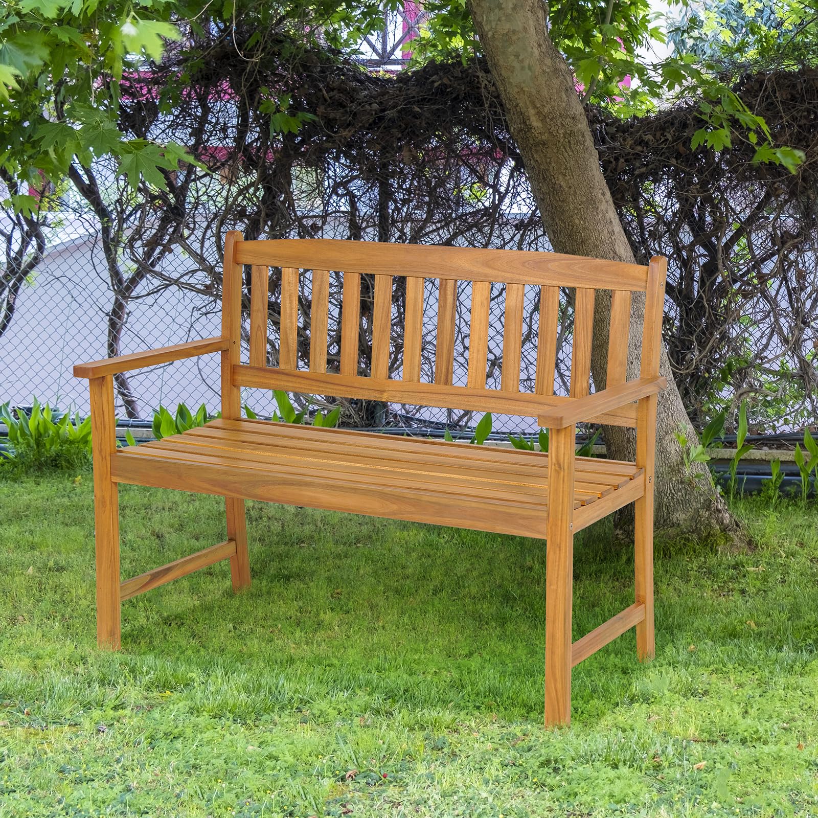 Tangkula side profile focused on armrest for comfortable arm support benefit