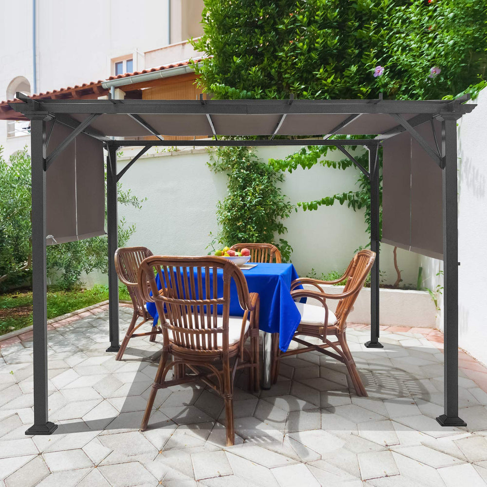 Tangkula canopy laid beside ruler showing accurate 16x4 ft scale for correct fit