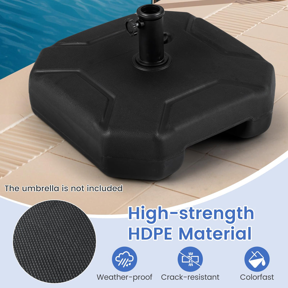 Tangkula top fill cap closeup for quick water or sand filling and easy use