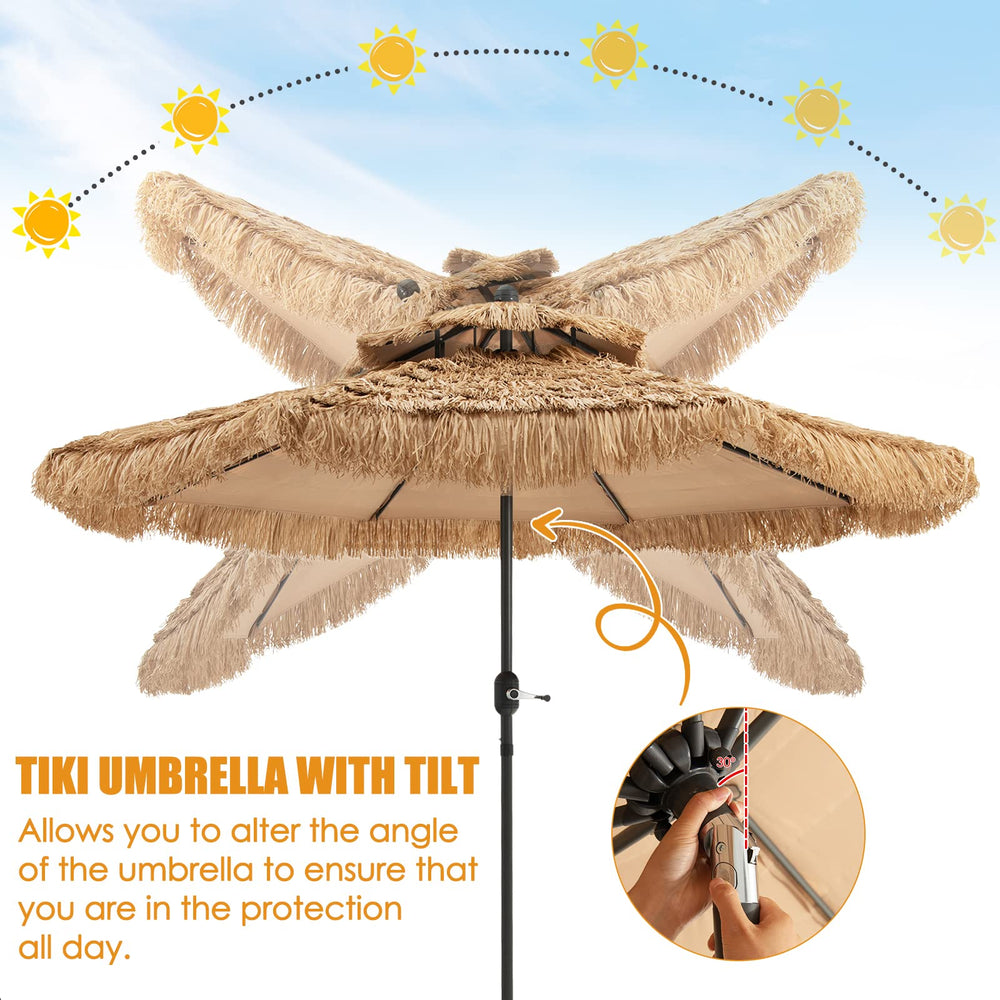 Tangkula underside showing two-tier vented top for cooler airflow benefit