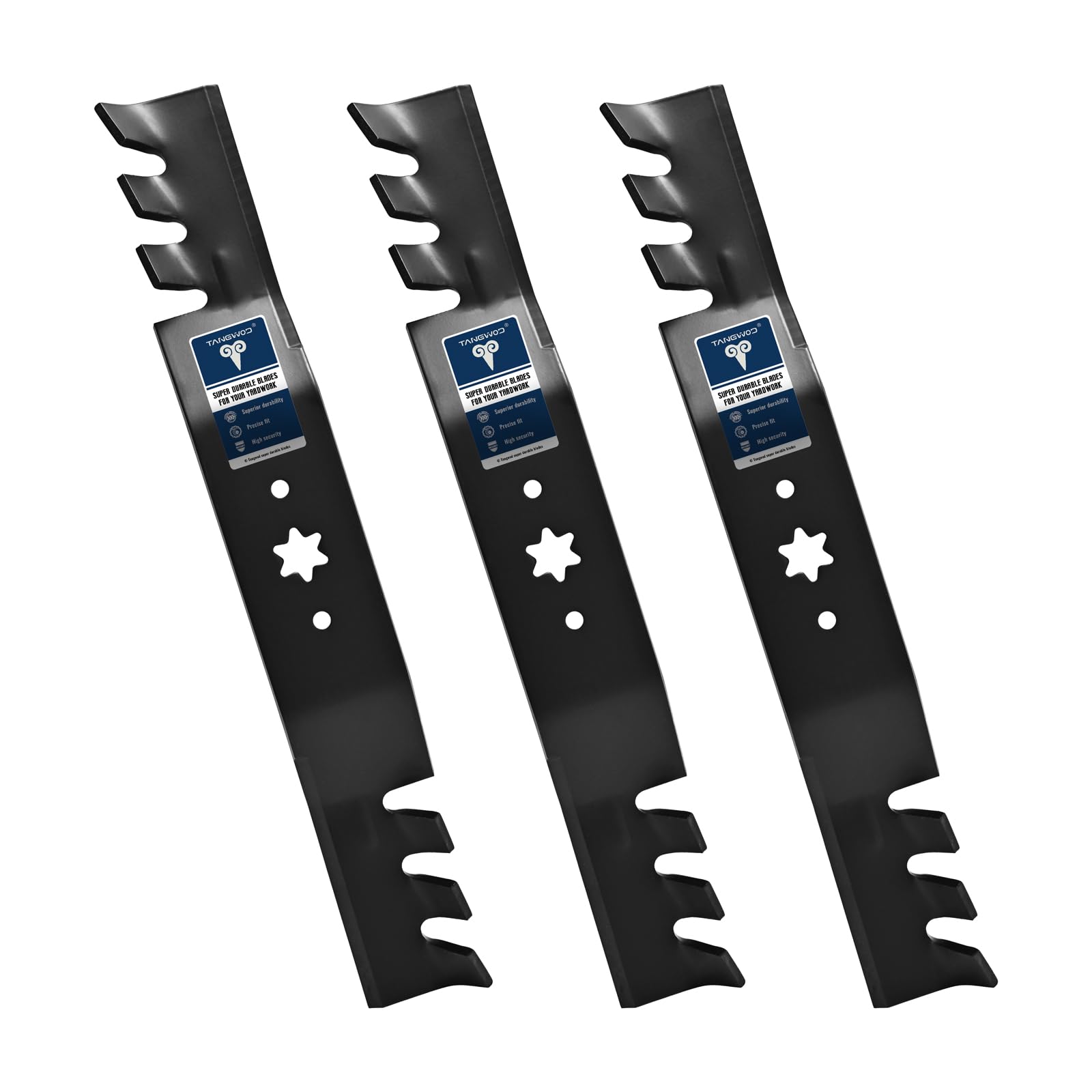 TANGWOD three-pack front view showing blades and packaging, clear replacement benefit