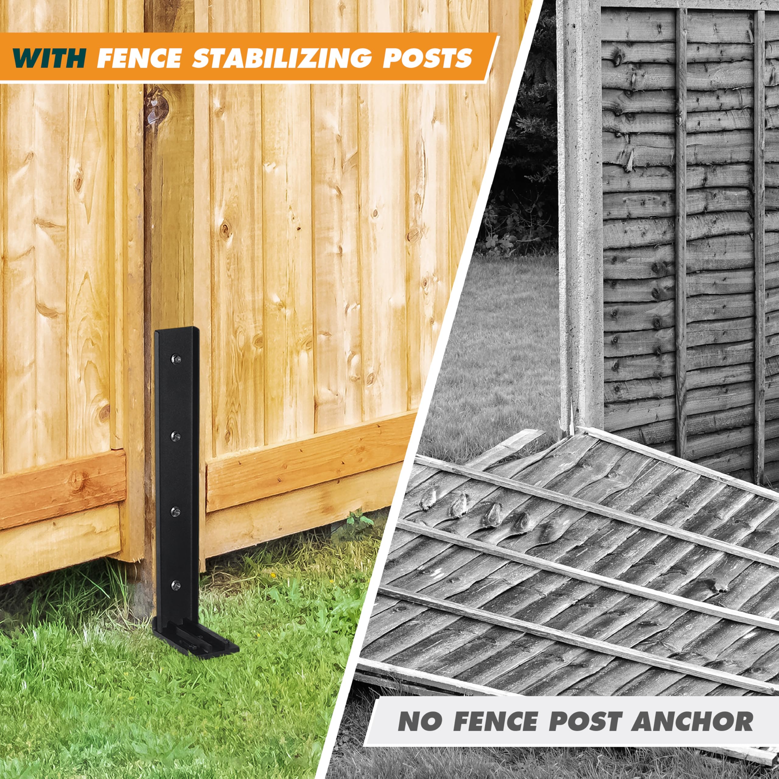 TANIVO backyard scene with stabilized fence demonstrating improved durability