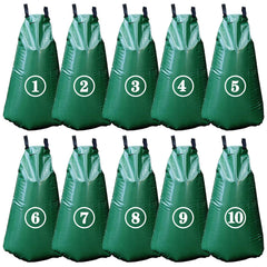 Tanzfrosch front view of 20-gallon bag showing compact zipper for easy install