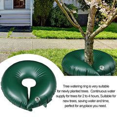 TaoBary ring installed around tree trunk providing steady root-zone watering