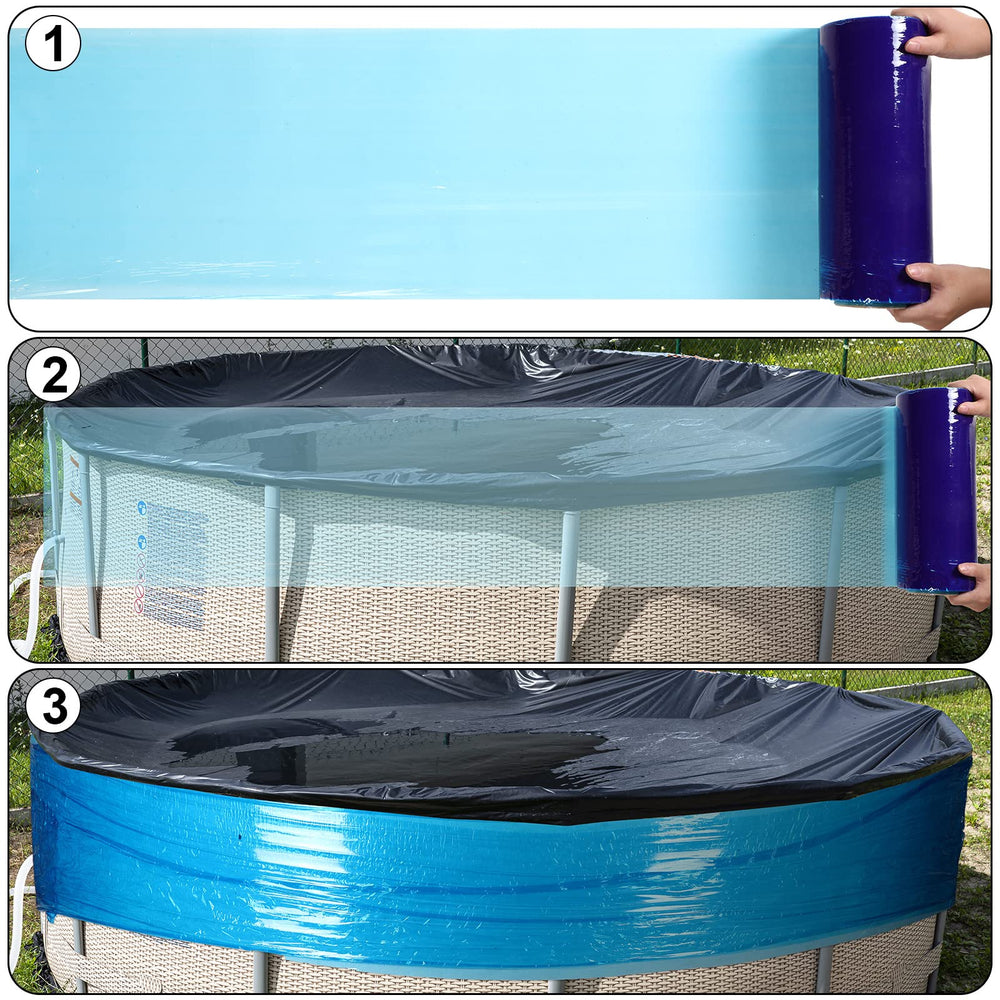 TaoBary roll beside measuring tape showing scale and long-length benefit