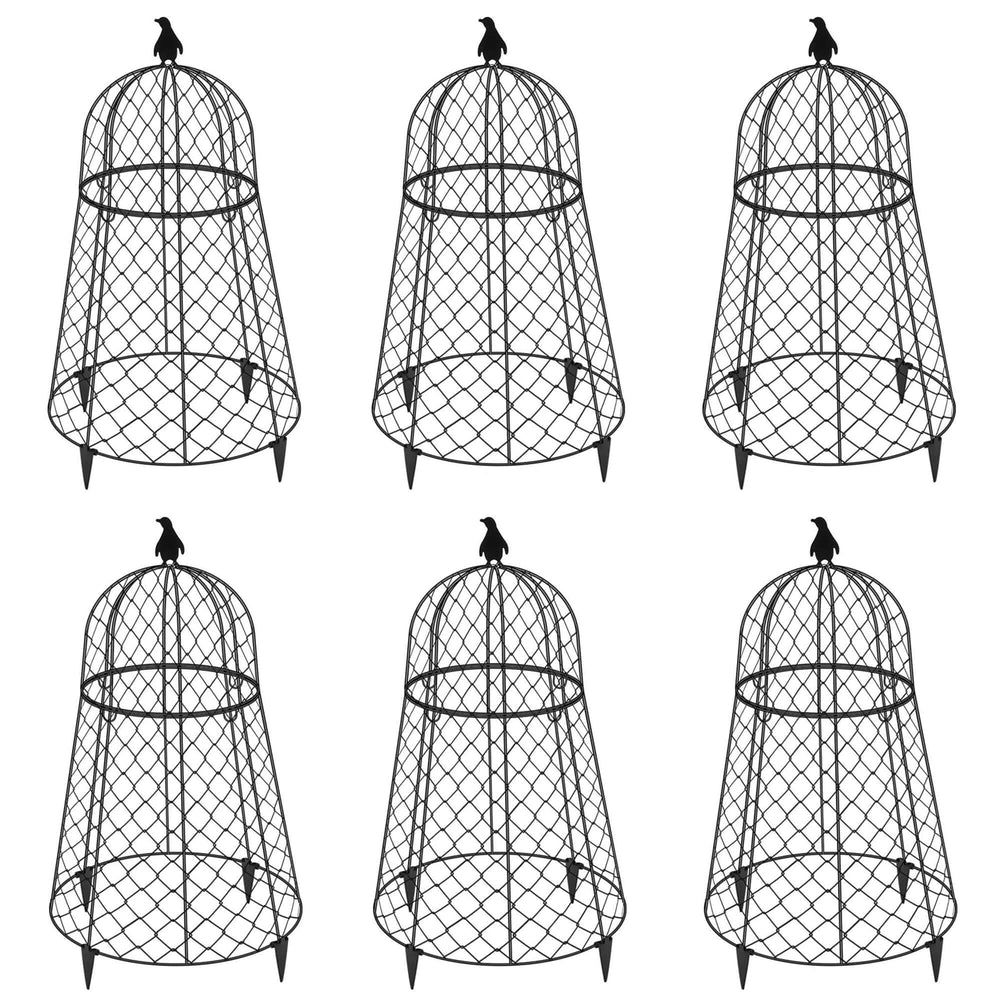 TAOMENNI front view of six cloches showing package and protective use