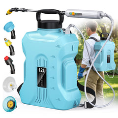 Tarden front view of backpack sprayer showing ergonomic straps and tank for comfortable carrying