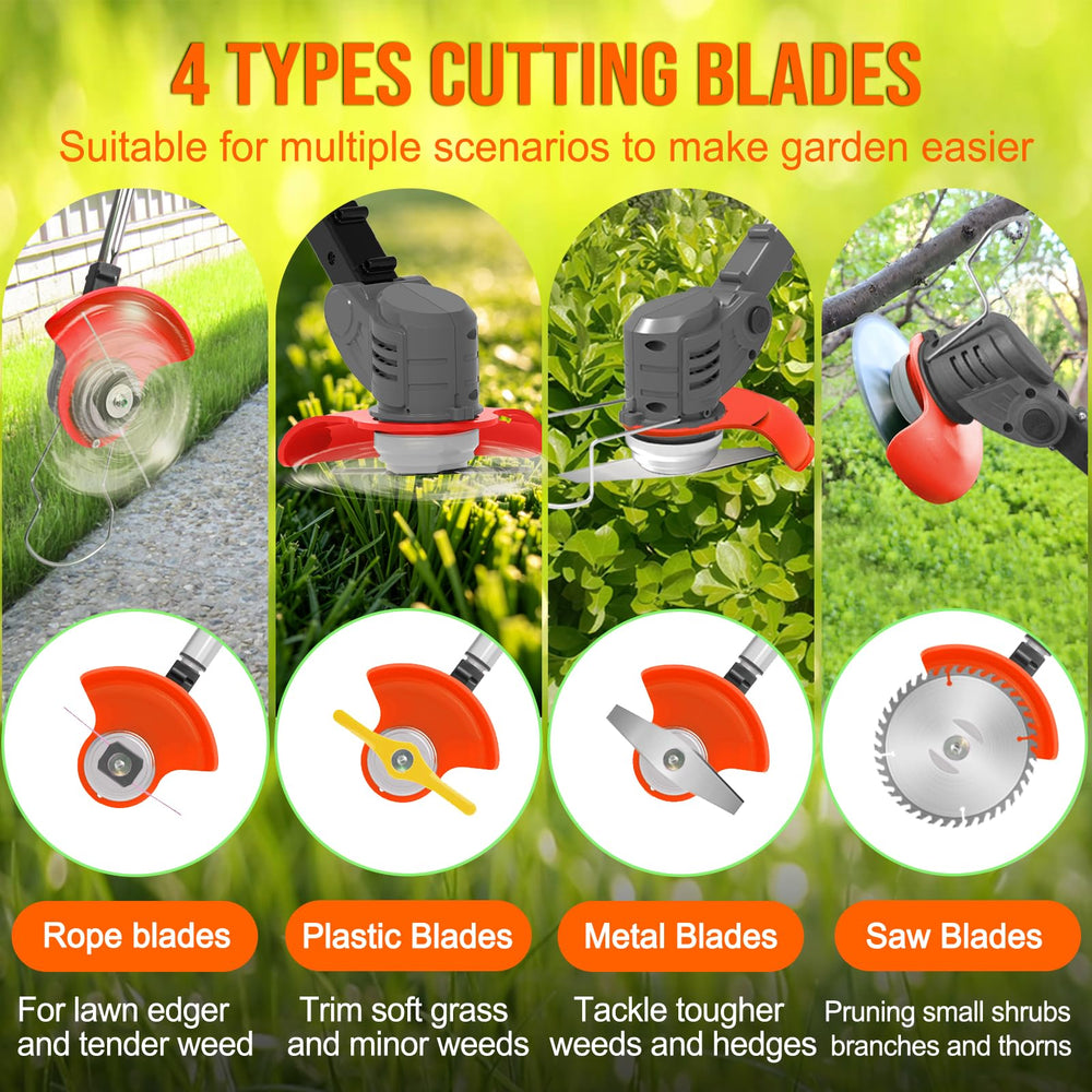 TASANSTON in-use lawn edging action showing precise edge trimming