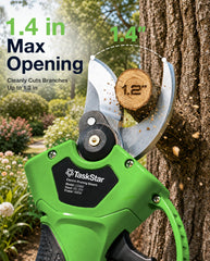 TaskStar close-up of SK5 blade edge demonstrating sharpness for cleaner pruning cuts