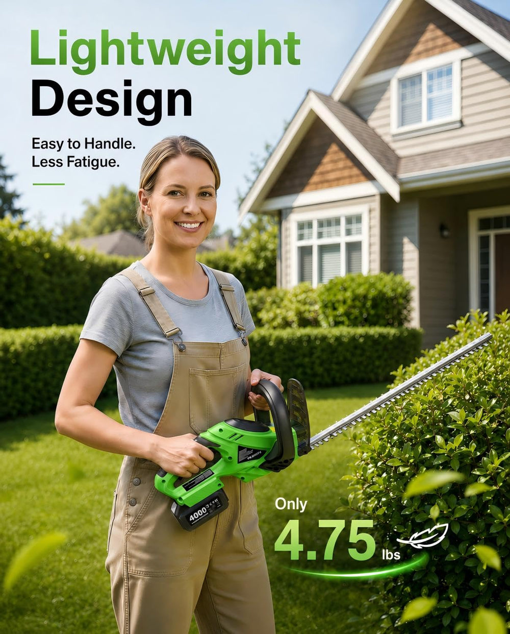 TaskStar handle and full-wrap safety switch detail ensuring safer versatile hand positions