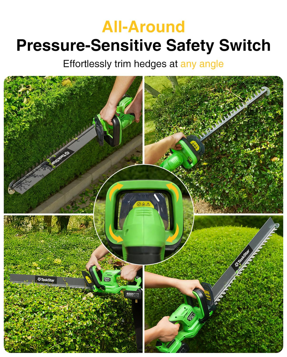 TaskStar held by user demonstrates 5.5 lb lightweight handling benefit