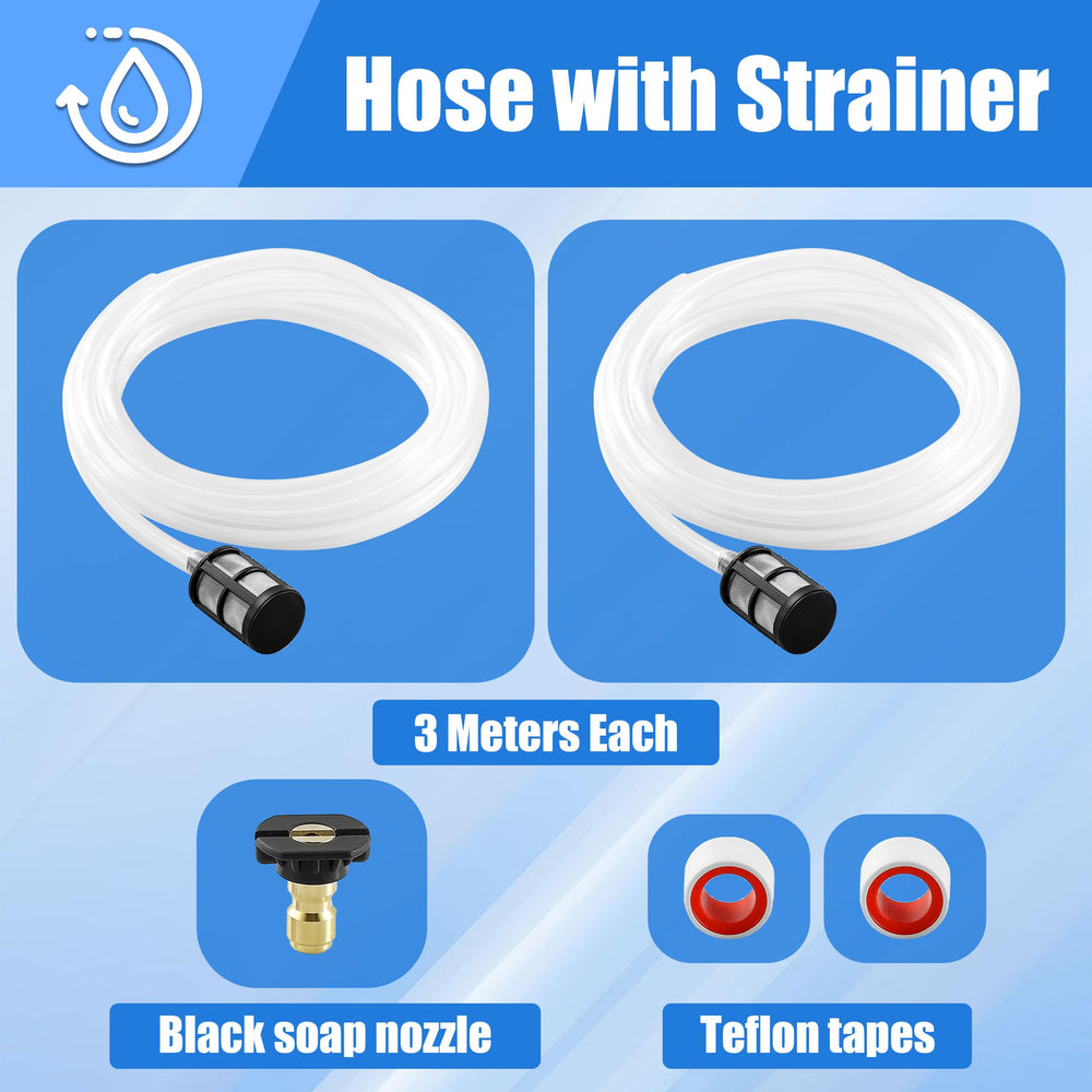 TasuoX black soap nozzle attached for concentrated detergent application