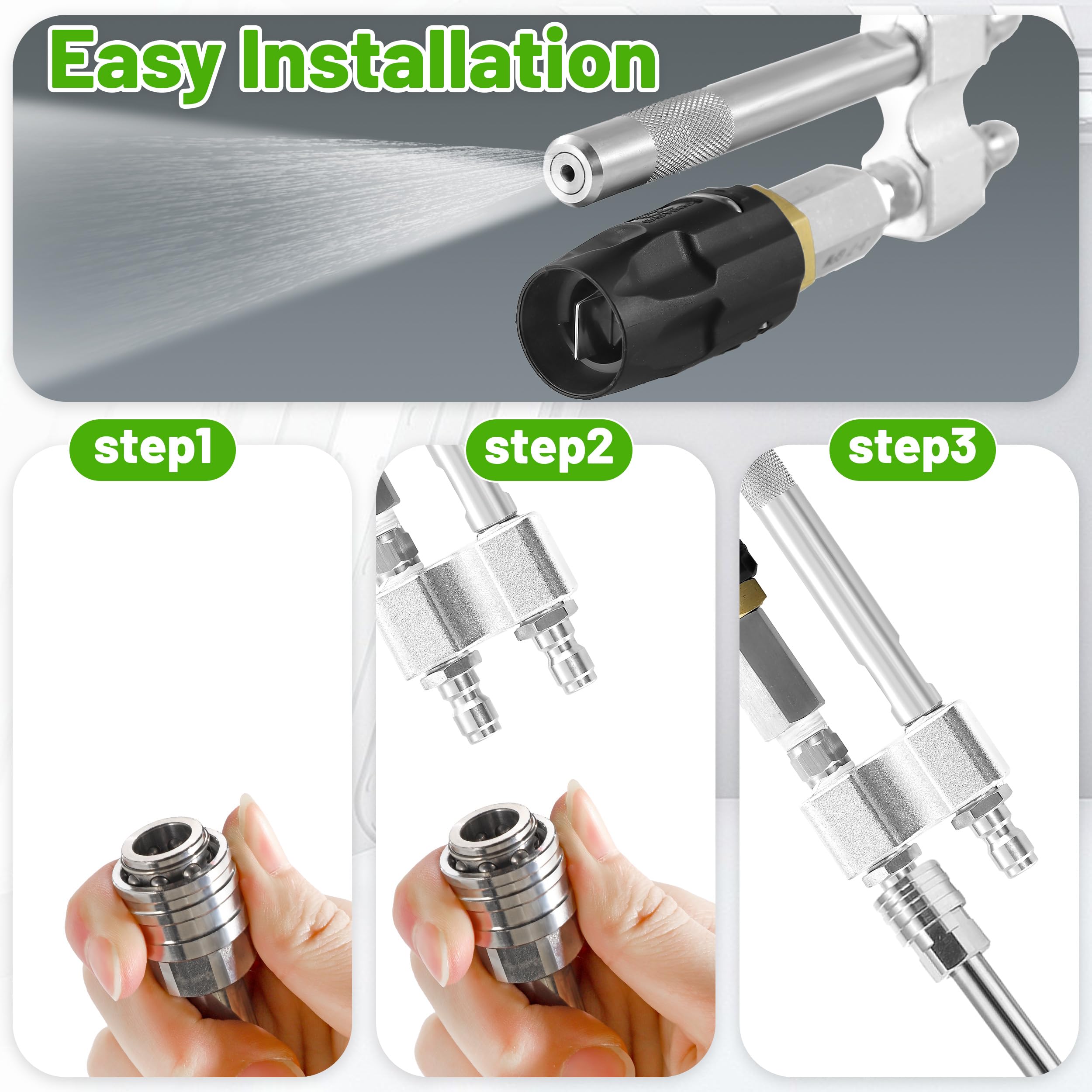 TasuoX M5 cleaning a house exterior from ground level showing long-reach convenience