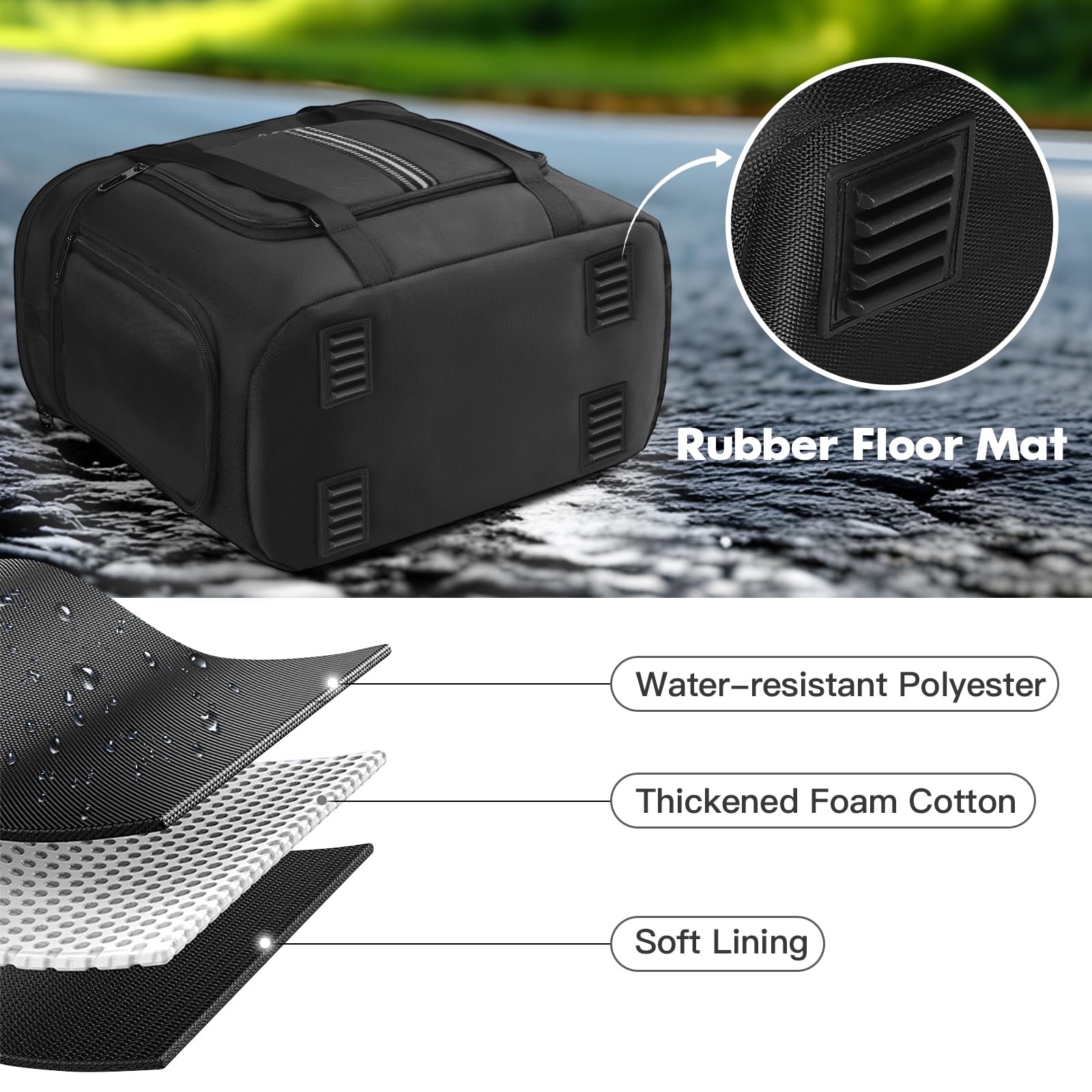 TATAVR bag with Anker SOLIX C1000 inside demonstrating tailored fit