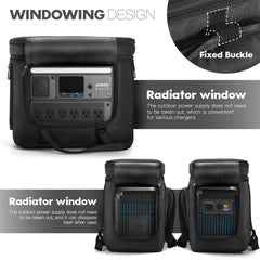 TATAVR adjustable shoulder strap and pad for comfortable carrying